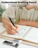 STAGEEK 0.5mm Mechanical Pencil, Drawing Pencil, with Eraser, 60 HB Leads | Black — 3