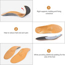 Khaki Arch Support Insoles for Men Women Flatfoot Work Boots Fitness — 3