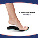 Sintege 3 Pairs Breathable Shoe Insoles Inserts for Women Men,Black — 4