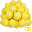 Yellow Balloons 110Pcs, 5 Inch Small Yellow Latex Party Balloons, Mini Thick Yellow Balloons for Birthday Wedding Baby Shower Decorations. | 5inch(small) | B08-yellow — 1