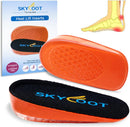 Skyfoot Orthopedic Heel Lift Inserts, Shock Absorption and Cushioning Height Increase Insoles for Achilles Tendonitis Relief, Heel Spurs, Heel Pain and Plantar Fasciitis (Large - 4/5" Thick) — 1