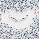 YMSDZHL Alphabet Beads A-Z 1300Pcs Letter Bead for Bracelet Jewelry Making — 6