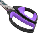 LIVINGO 10" Heavy Duty Multipurpose Shears for Shop & Garden (Black/Purple) | Purple & Black — 4