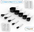 Measuring Cups & Spoons Set, Stackable Cups and Spoons — 3