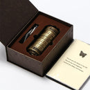 Unique Valentines Gift Cryptex Da Vinci Code Mini Cryptex Lock Puzzle Boxes with Hidden Compartments Heavy Real Metal Novelty Birthday Gifts Big Enough for Notes,Paper Money,Rings,Jewelry (Bronze) — 5