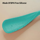 Vovoly Cooking Spoons, Nonstick Silicone Spatula Spoon, 2 pcs, Teal, 12.6" — 3