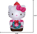 Hello Kitty Christmas Inflatable, Indoor/Outdoor Holiday Decoration, 4.5 Ft Tall — 3