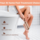 Foot File Foot Scrubber Pedicure - Callus Remover for Feet Easkep Professional Grater Rasp Foot Scraper Corns Callous Removers Cracked Dead Skin Remover for Dry and Wet Feet (Golden) — 4