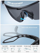 Lamicall 24g Polarized Sports Sunglasses for Men Women - UV400 Protection Sun Glasses for Baseball Running Cycling Fishing — 6