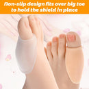 Dimeho 12 Pcs Bunion Cushion Protector,Bunions Corrector Pads,Bunion Guards | Clear Skin Color — 4