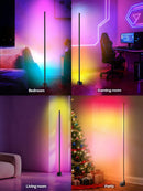 Tyute Corner Floor Lamp, RGBICW LED Corner Lamp with 16 Million DIY Colors, Music Sync, 68+ Scenes, Smart App &… — 7
