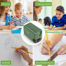 AFMAT 3 Pack Electric Pencil Sharpener, Heavy Duty Pencil Sharpener for Classroom, 6.5-8mm No.2/Colored Pencils, UL Listed, 10,000+ Sharpenings for Home, Office, School, PS105 | Green — 7