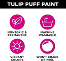 TULIP Puff Fabric Paint, 4 fl oz 3-Pack, Permanent Fabric Paint for Clothes & DIY Projects, Glitter Gold | Xmas — 3