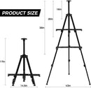 RRFTOK 17-66 Inch Adjustable Art Easel Stand for Painting and Sign, Black | 66B 1-Pack — 4