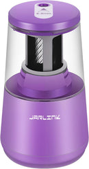 JARLINK Electric Pencil Sharpener, Heavy Duty Helical Blade, Auto Stop | Purple — 1
