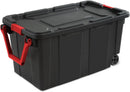 Sterilite Industrial Storage Tote w/Wheels for Garage, 40 Gallon, 4-Pack — 8