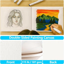 Hapikalor Canvas Paper 8x10 Inch, 20 Sheets (115lb/187g) Acrylic Paper — 7