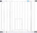 Carlson 29.5–36.5” Extra Wide Dog Gate with Small Pet Door, Walk-Through…