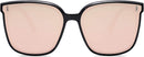 SOJOS Sunglasses for Women Men Vintage Style Shades UV400 Mirrored Lens | Black/Pink | 58 Millimeters — 2