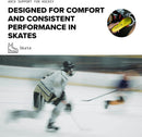 Superfeet Hockey Performance Insoles - Carbon Fiber Inserts for Hockey Skates - Professional Grade - Blaze Yellow — 6