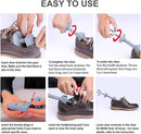 LANNEY Shoe Stretcher for Women & Men Wide Feet - Premium Shoe Expander Widener Stretch Length Width | grey — 4