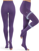 ABSOLUTE SUPPORT Compression Pantyhose 20-30mmHg, Opaque, Purple, Small — 2