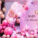MEBAY Rose Red Pink Champagne Balloon Arch Garland Kit, 146 Pcs Hot Pink Confetti Rose Gold Tender Pink White Balloons for Graduation Birthday Party Baby Shower Wedding Decorations | 146-champagne-tender Pink-white-hot Pink-confetti — 5