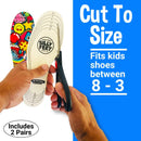 Kids Shoe Insoles Bubble Gum Scented Soft Foam Replacement Inserts — 2
