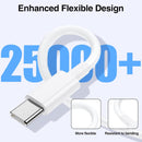 2pack 10ft USB C to C Cable, 60W Type C to Type C Fast Charging Cord for iPhone 17 16 15 Pro, Pro Max, Plus, iPad Pro, MacBook Air 13 inch, iPad Pro, Air, for Samsung Galaxy S25 and More 4