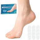 Kimihome Hydrogel Bunion Cushions, 12 Pcs Bunion Pads for Women and Men, Against Shoe Pressure and Friction, Blister Prevention, Water & Sweat Resistant - Transparent | 12 Count — 1