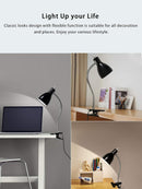 LALISU Desk lamp Eye-Caring Table Lamps, 360°Rotation Gooseneck Clip Lamp — 5