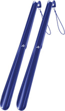 Nextnoid Long Handle Shoe Horn | 16.5" Blue-F 2-Pack — 1