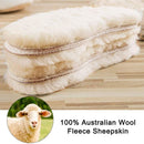 Linwnil 2Pairs Sheepskin Insoles Kid's Premium Thick Wool Fur Fleece Inserts Cozy & Fluffy for Children's — 5