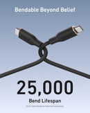 Anker USB C Cable, 240W Type C Fast Charging Cord (1-Pack, 6 ft, Black) 5