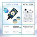 Crystal Clear UV Resin, 1000 g Casting and Coating Kit（250g*4） — 7
