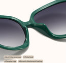 miyya Bug Eye Oversized Polarized Sunglasses Womens, Trendy Retro Sun Glasses for Women 2025, Oversized UV Protection Shades | Green/Grey Gradient — 3