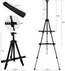 NS JYMB Easel Stand for Sign and Painting, 17-66 Inch Adjustable, Black | 66Black 1pack — 6