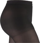 Truform Women's 20-30 mmHg Medical Compression Tights, Footless Opaque Shapewear Support Pantyhose, Large | Black — 6