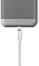 Amazon Basics USB-A to Lightning Cable, MFi Certified Charger for Apple iPhone iPad, Nylon Braided Cord, 10,000 Bend Lifespan, High Speed Transfer, 6 Foot, Silver 4