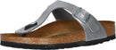 Birkenstock Gizeh Unisex Leather Sandals – Silver — 1