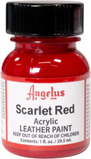 Angelus Acrylic Leather Paint Scarlet Red 1oz — 1