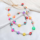 JOICEE 480PCS Fruit Flower Polymer Clay Beads Bracelet Charms Beads — 7