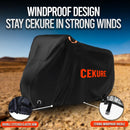 1-2 Bike Cover Waterproof Outdoor, Heavy Duty 210D Oxford Bicycle Cover — 5