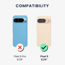 kwmobile Case Compatible with Google Pixel 9 - Clear Case Soft Slim Flexible Protective TPU Phone Cover - Transparent — 6