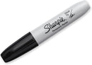 SHARPIE Permanent Markers, Large, Chisel Tip, Black,Marks on Paper, Plastic, Metal, and More, 4 Count (Pack of 2) — 2