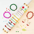 6mm Glass Beads Bracelet Making Kit 1400pcs, 24 Colors Crystal Beads for Jewelry Making Round Beads DIY Crafts with… — 4