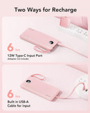 VRURC Portable Charger, Slim Power Bank Built-in 4 Cables, Travel Essential photo 6