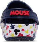 Crocs Girls' Disney Mickey Minnie Mouse™ Clogs – Navy/Mickey Jibbitz — 4