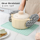 CAKETIME 2 Pack Multicolor Silicone Dish Drying Mat for Kitchen Counter…