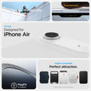Spigen for IP25A, Crystal Flex Mag Fit Case (2025) - Clear White — 2